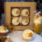 Gingerbread tealight set - 4 pieces - large