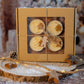 Gingerbread tealight set - 4 pieces - large